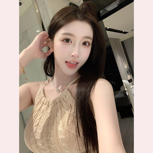 2024秋季纯欲短款无袖内搭小背心