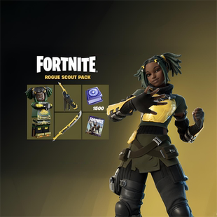 現貨 1500VB 堡壘之夜Fortnite游俠偵察兵任務皮膚包Rogue Scout