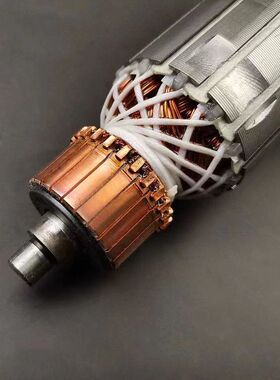 大功率110云石机转子适配日立切割机纯铜电机4SB电锯定子配件通用