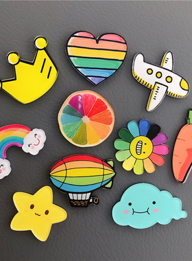 亚克力冰箱贴磁贴个性创意卡通可爱磁性装饰磁吸磁力贴磁铁磁性贴