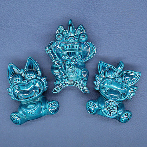 云南昆明非遗瓦猫冰箱贴磁贴旅游伴手礼纪念品装饰磁吸