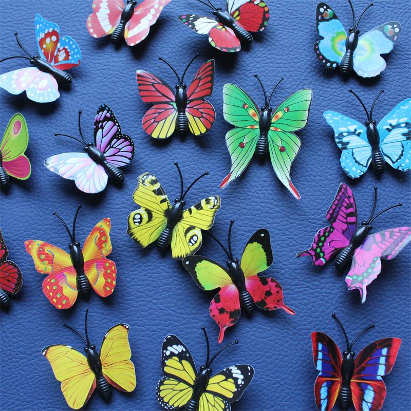 创意仿真蝴蝶卡通冰箱贴