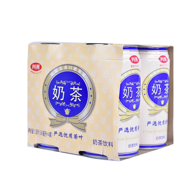 四洲340ml低脂丝袜休闲即饮奶茶