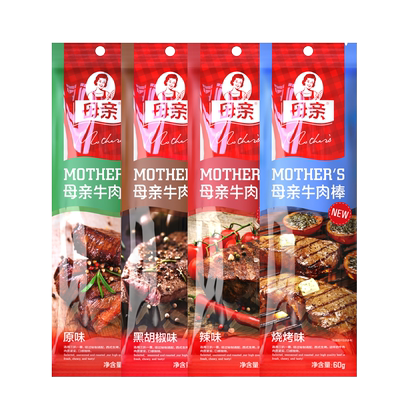 休闲特产旅游食品母亲牛肉棒