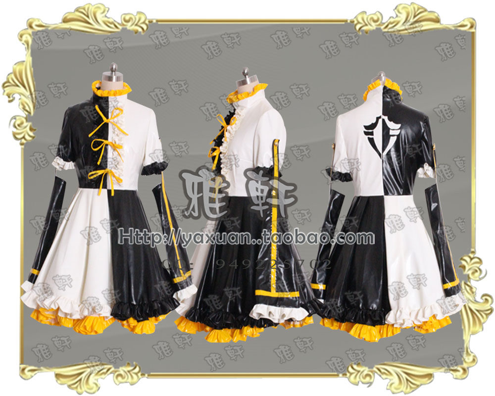 雅轩cosplay服装 VOCALOID 镜音 炉心融解 礼服 裙装 洋装 新品