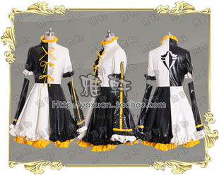 雅轩cosplay服装 VOCALOID 镜音 炉心融解 礼服 裙装 洋装  新品