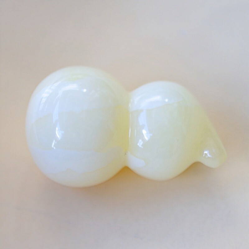正品天然俄料原矿奶白白花蜡蜜蜡葫芦吊坠男女款文玩百搭珠宝饰品