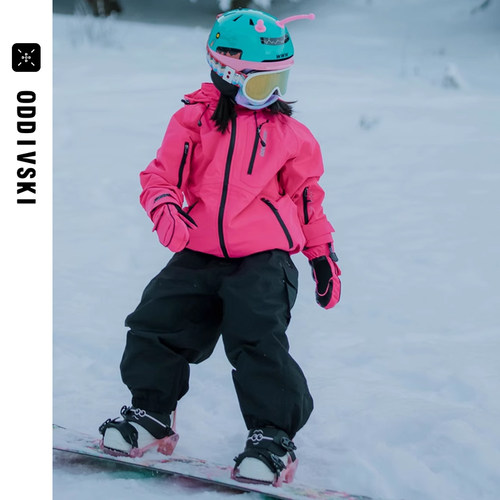 oddivski儿童滑雪服保暖3L防水