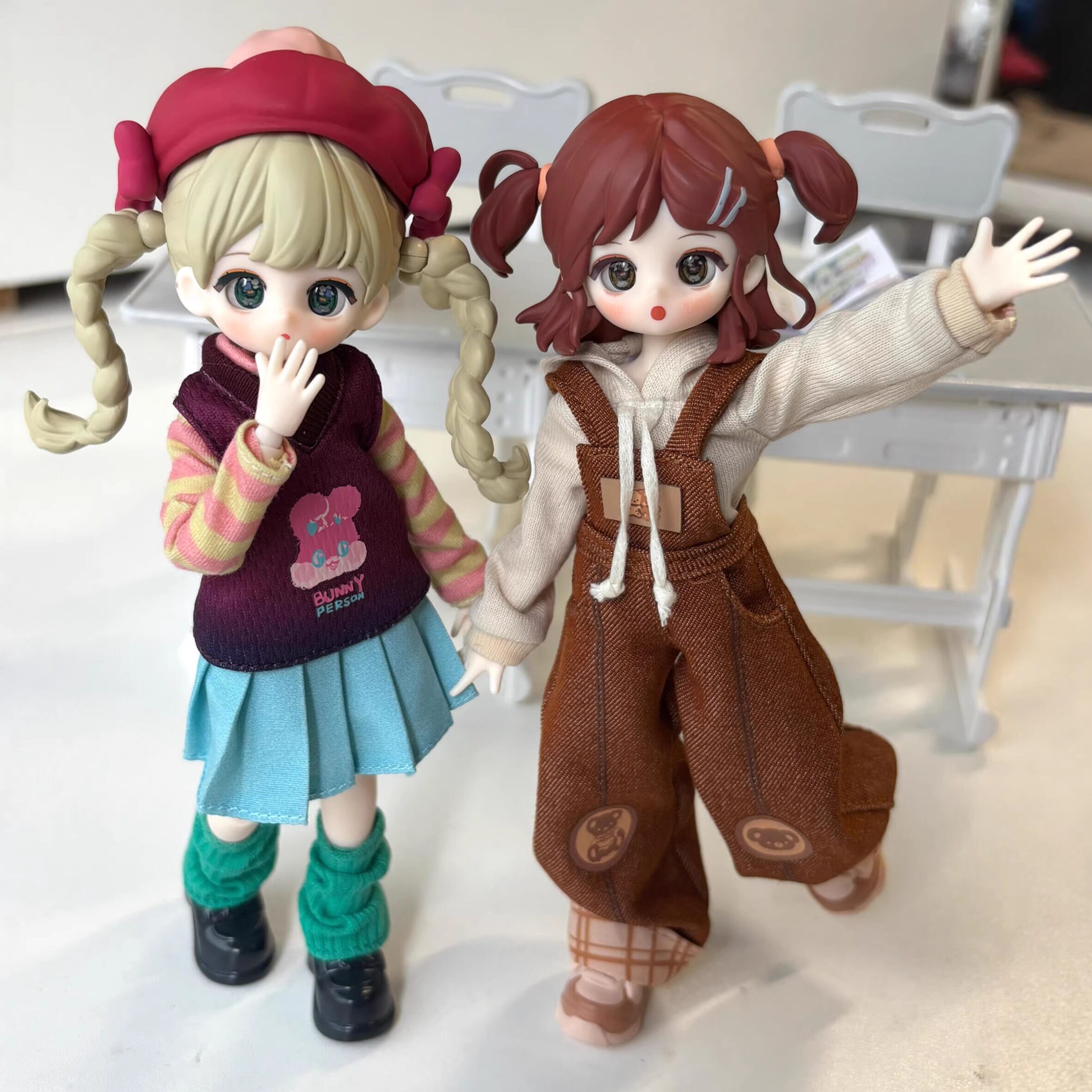 正品SIMONTOYS小狗的彩色衣橱系列12分BJD盲盒可动人偶娃摆件礼物