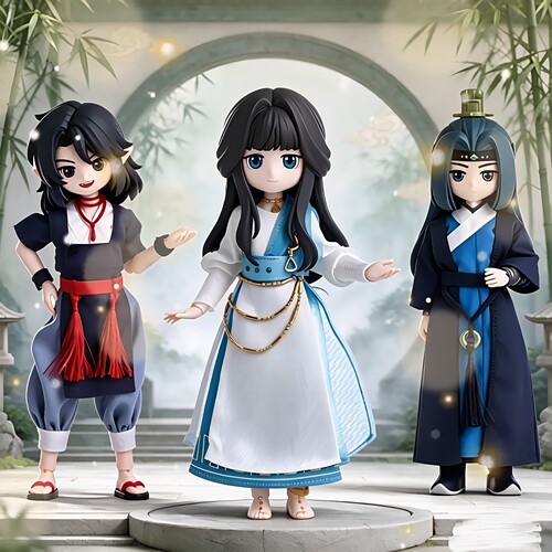 SIMONTOYS罗小黑蓝溪镇系列BJD