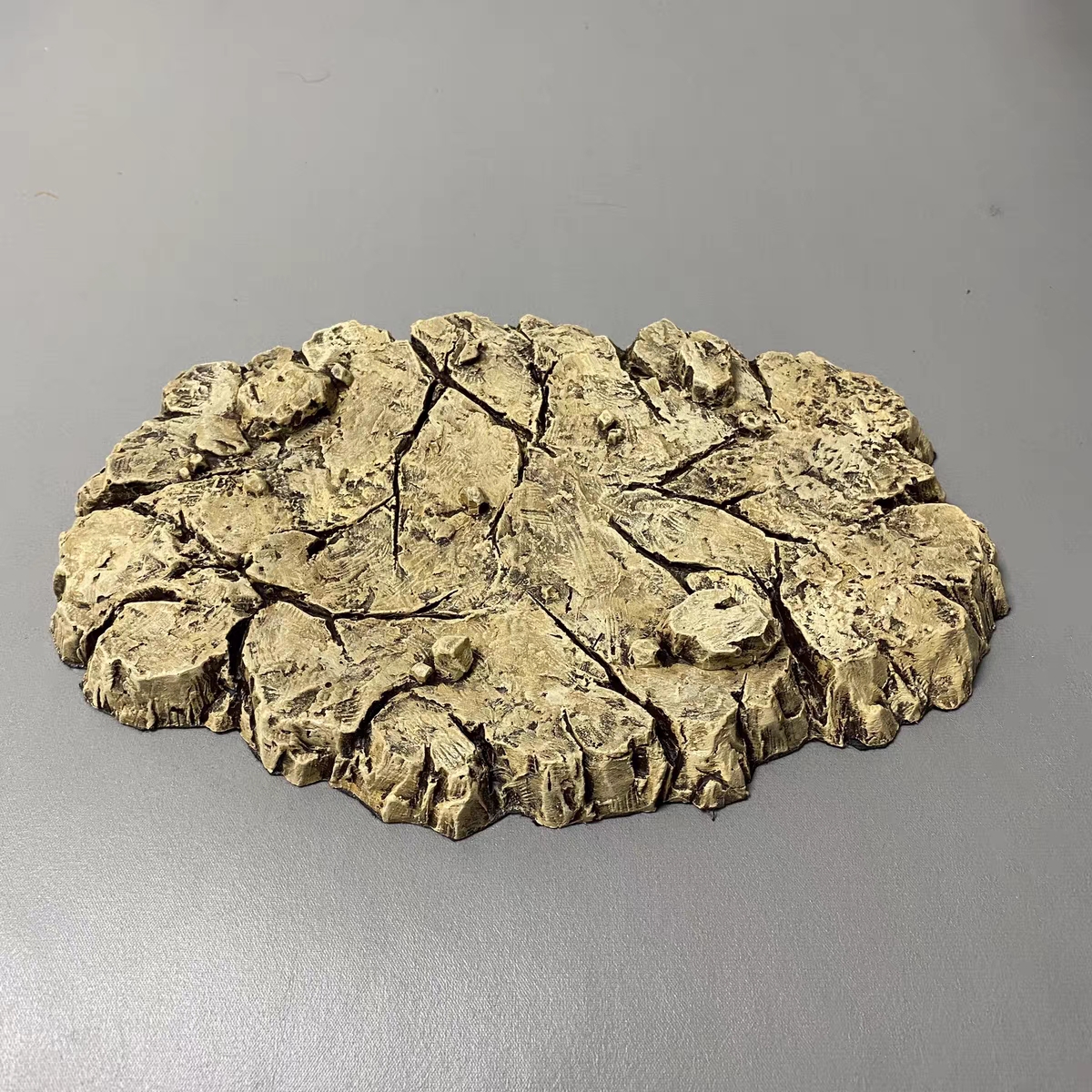 七龙珠海贼王火影裂纹地台底座模型摆件树脂实心场景DIY自制雕像