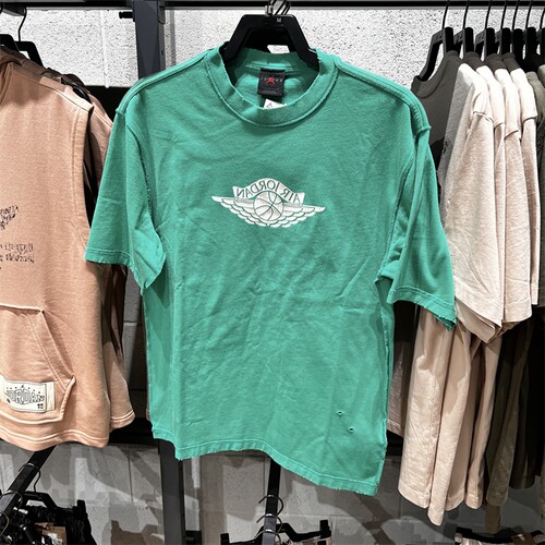 Nike耐克AJ短袖男夏新款JORDAN飞翼篮球印花宽松棉T恤IB3131-324