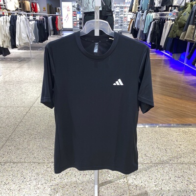 Adidas阿迪达斯男速干短袖2026春款跑步健身训练运动T恤KU8712