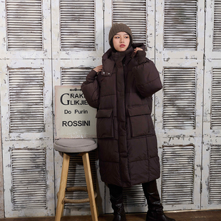 中长款棉衣女冬2025新款oversize韩版宽松学生羽绒棉服过膝厚外套