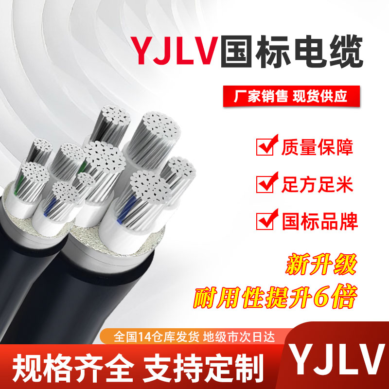 VLV国标电缆YJV高低压铜铝芯YJLV
