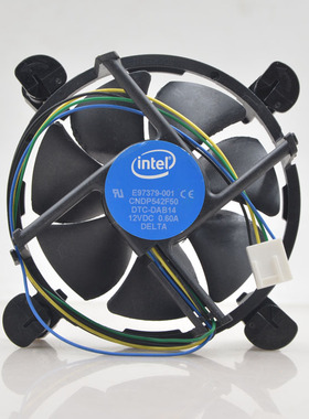 intel英特尔 E97379-001 12v 0.60A 1155/1150/1156 主板CPU 风扇