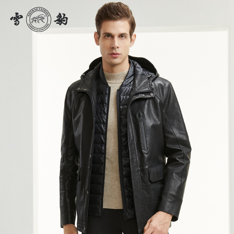 雪豹2021秋冬新款真皮