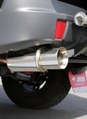 适配三菱帕杰罗V93V97改装排气管尾节JAOS BATTLEZ消声器RS不锈钢