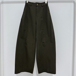 百搭半松紧腰休闲弯刀裤 早春韩版 8650228 轻奢高端定制