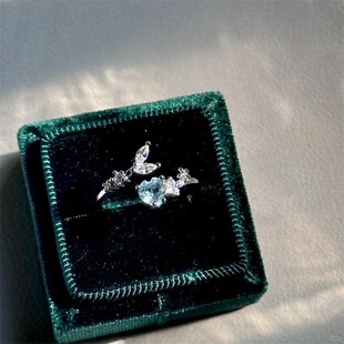 《恋与深空》祁煜印象鱼尾戒指女清新甜美时尚百搭独特个性开口戒