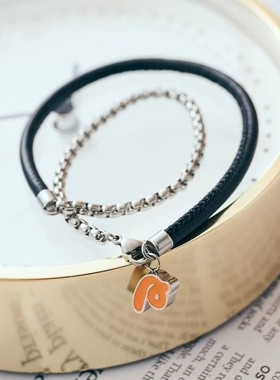 五月天阿信同款奔向无限皮绳手链