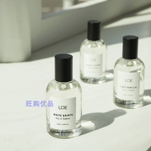 韩国代购LOE香水白衬衫white shirt小众清新干净皂香调中性淡香水