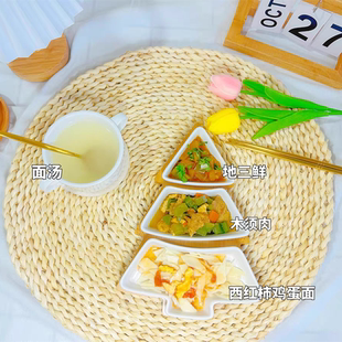 幼儿园餐谱食谱拍照道具可爱营养餐搭配摆件装饰场景搭建摄影拍摄