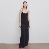 ROW 露背长裙年会晚宴女装 吊带连衣裙女2025春夏新款 气质显瘦法式