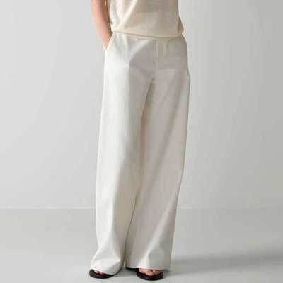 高腰直筒裤阔腿裤牛仔休闲裤女