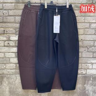 麻香阁女士裤 小脚萝卜裤 子2510 休闲哈伦见明线加绒老爹裤 2025冬季