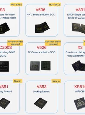 全新原装 全志V3 V533 V536 V526 V851 V853主控芯片IC主控芯片IC