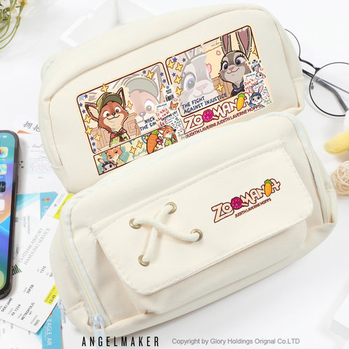 疯狂动物城2动漫周边文具笔袋