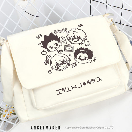 全职猎人周边系单肩斜挎书包