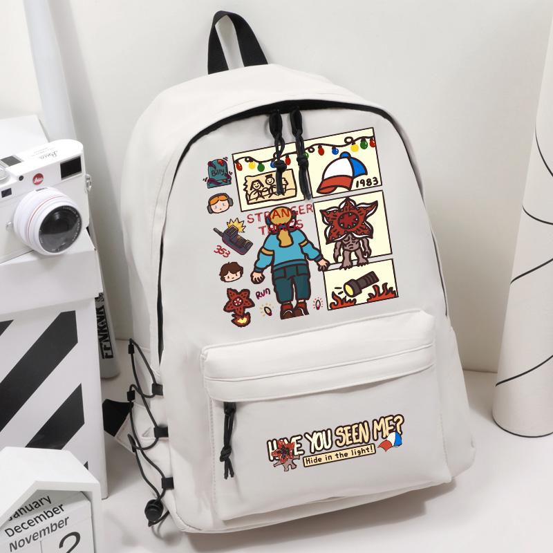 怪奇物语美剧周边男女大学生书包