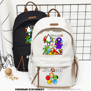 Alan Becker火柴人二次元动画卡通谷子中学生书包双肩包背包AB柴