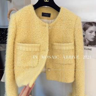 盐系轻熟2025高级感气质上衣QD6054 秋冬短外套新款 爆米花专享