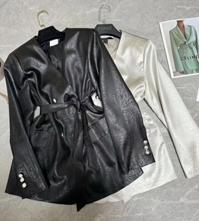 高级设计感V领气质西装 2025新款 外套7035 爆米花专享