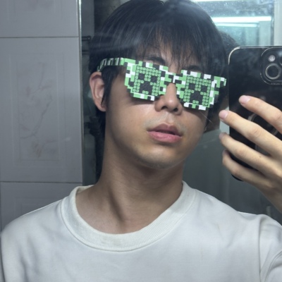 我的世界苦力怕像素风马赛克墨镜