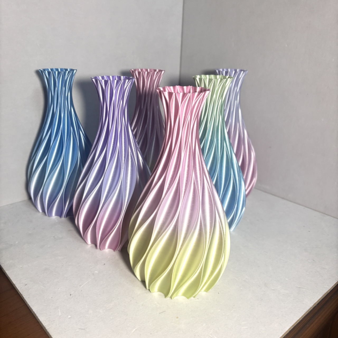 北欧3D打印仿陶瓷花瓶