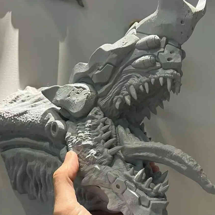 EVA新世纪福音战士初号机二号机兽化壁挂头雕3D打印手办模型动漫