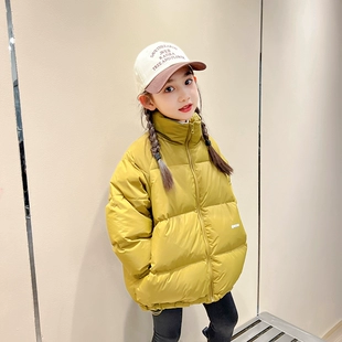 儿童大童洋气外套面包服冬装 羽绒服2022新款 女孩 三防女童冬季 童装