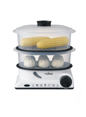 日创 RC-DZL201家用电蒸锅多功能超大容量2层电蒸笼自动断电正品