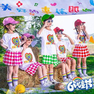 女孩可爱幼儿园小班合唱演出服 六一儿童节表演服夏季