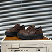 2025秋季 日常百搭休闲鞋 新款 潮流男鞋 时尚 韩版 厚底增高系带德比鞋