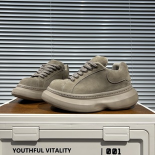 男鞋 厚底增高老爹鞋 百搭潮流系带款 日常系带休闲鞋 复古风厚底板鞋