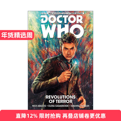 英文原版 Doctor Who The Tenth Doctor Vol.1 Revolutions of Terror 神秘博士漫画第十任博士系列卷一恐怖革命进口英语原版书籍