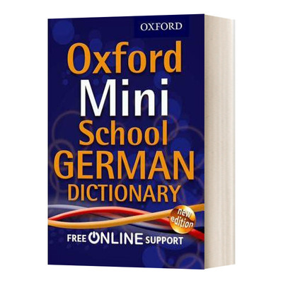 英文原版 Oxford Mini School German Dictionary PB 2012 英文版 进口英语原版书籍