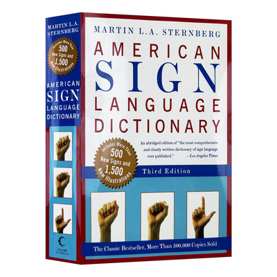 American Sign Language Dictionary-Flexi 美国手语词典 第三版进口英文原版书籍