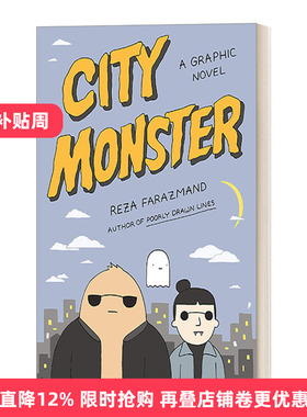 City Monster 城市怪物 幽默科幻漫画 Reza Farazmand进口原版英文书籍