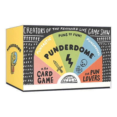 Punderdome 双关语爱好者的纸牌游戏 单词学习进口原版英文书籍
